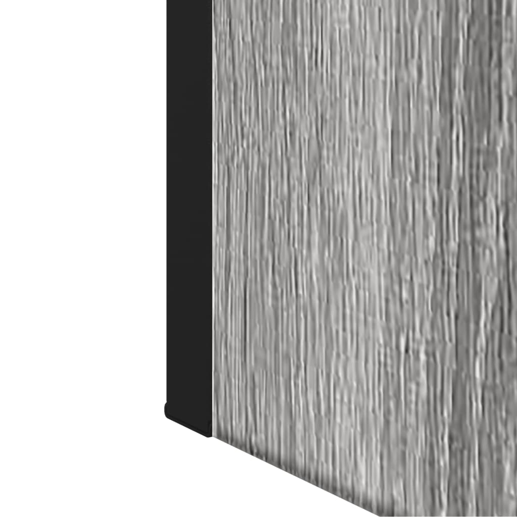 vidaXL Badkamerspiegelkast 60x16x60 cm bewerkt hout grijs sonoma eiken