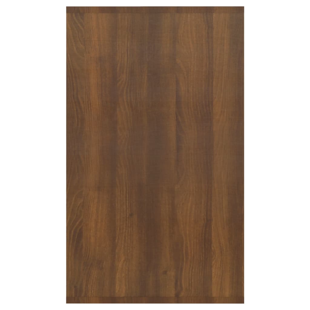 vidaXL Dressoir met 3 lades 120x41x75 cm bewerkt hout bruin eikenkleur