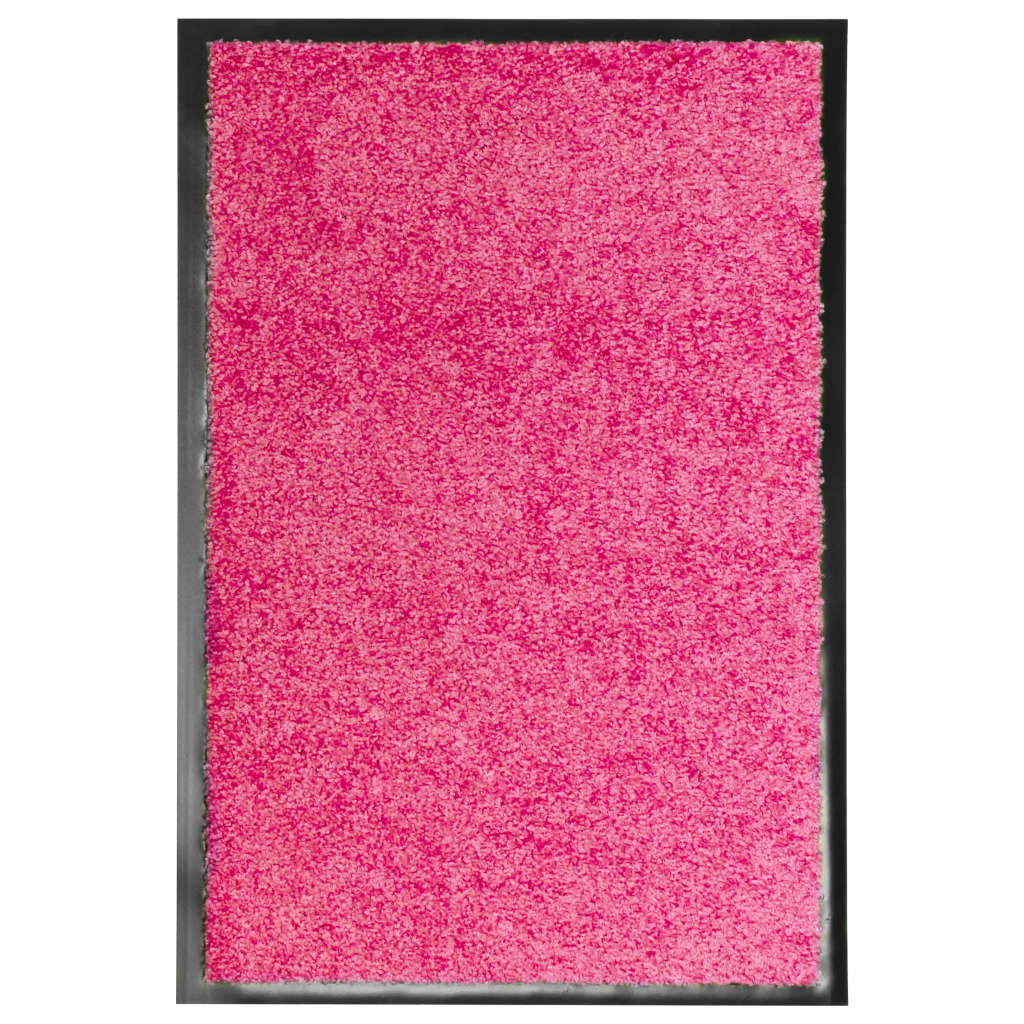 vidaXL Deurmat wasbaar 40x60 cm roze