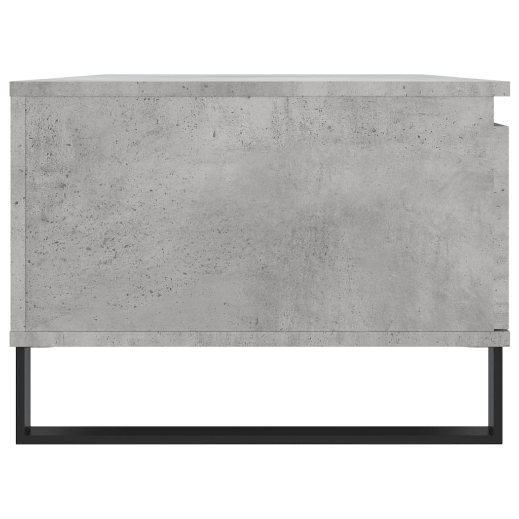 vidaXL Salontafel 90x50x36,5 cm bewerkt hout betongrijs