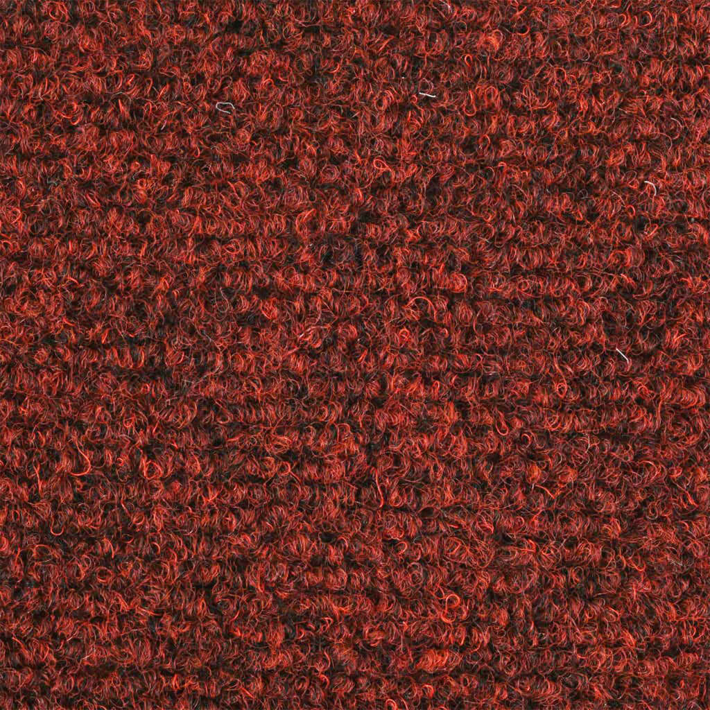 vidaXL Trapmatten zelfklevend 5 st 65x21x4 cm naaldvilt rood