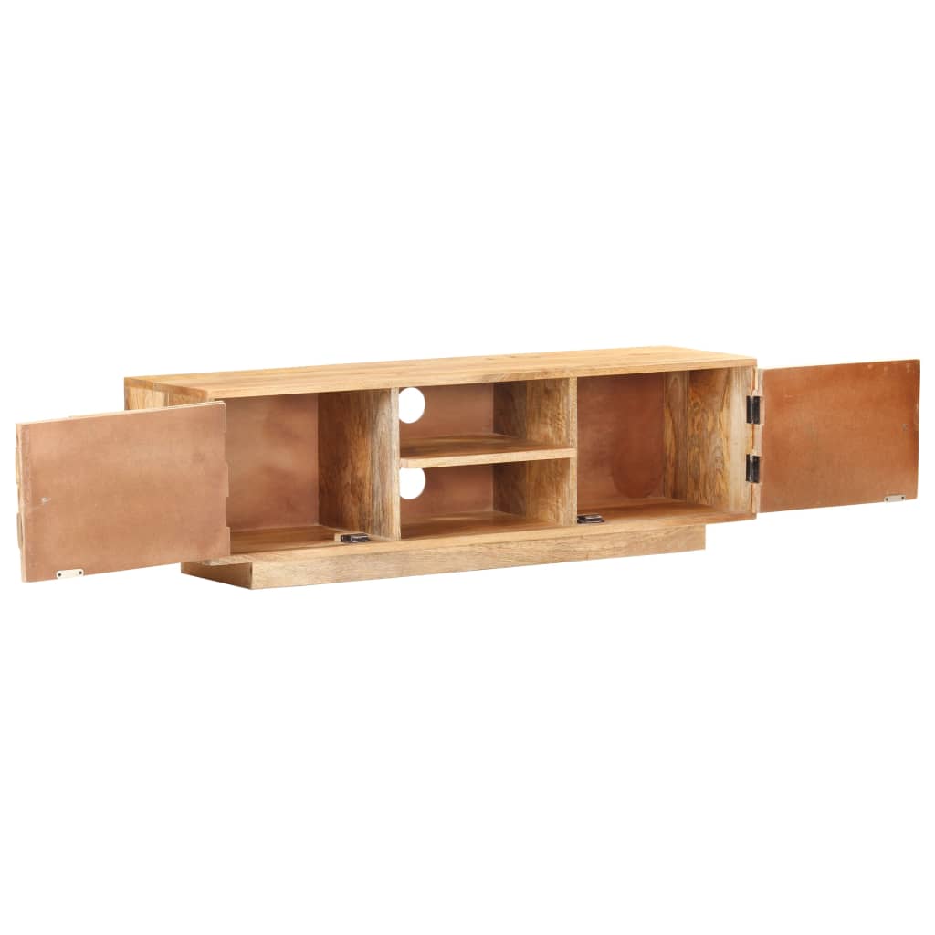 vidaXL Tv-meubel 116x30x35 cm massief mangohout