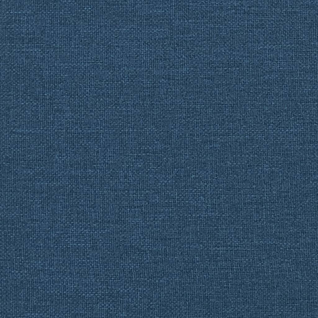 vidaXL Bankje 100x64x80 cm stof blauw