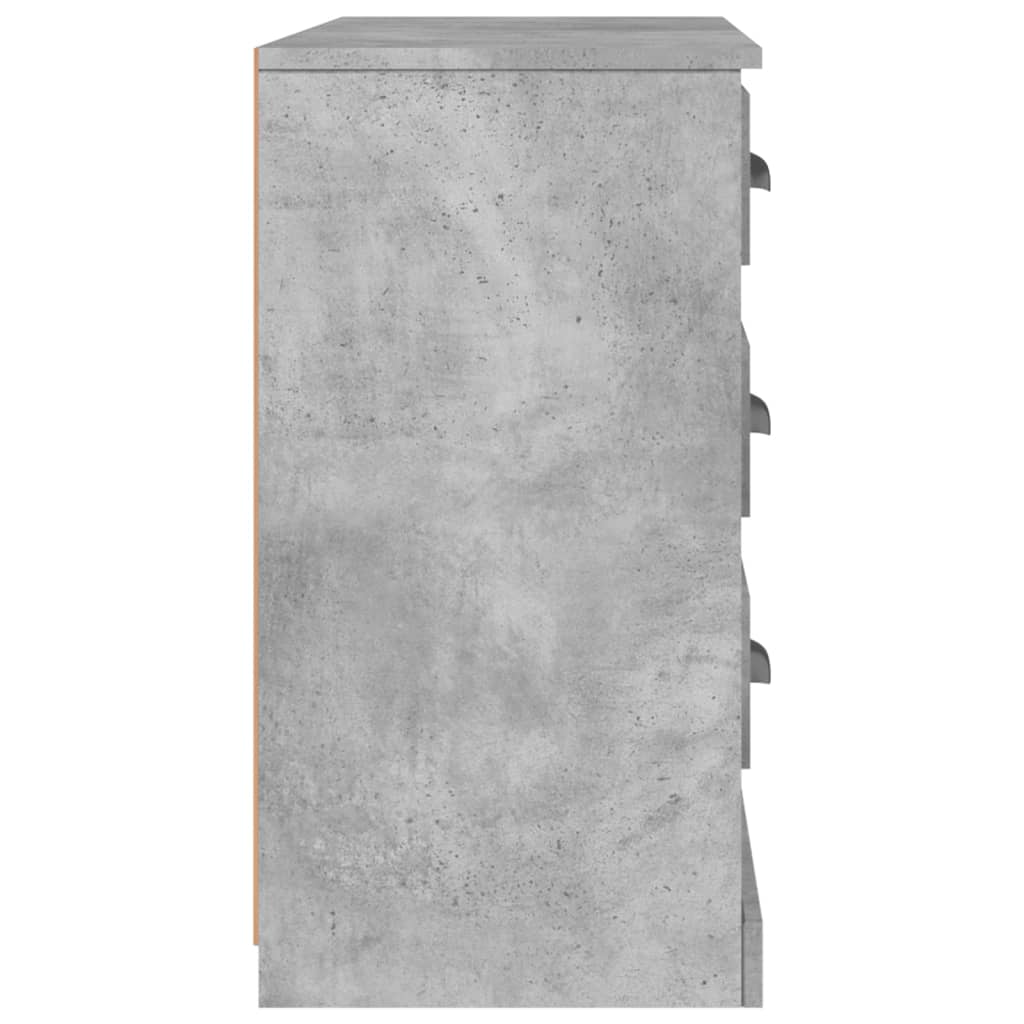 vidaXL Dressoir 104,5x35,5x67,5 cm bewerkt hout betongrijs