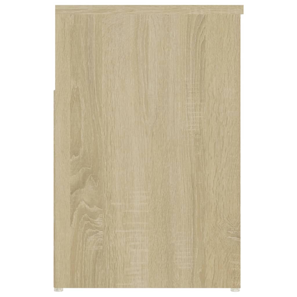 vidaXL Schoenenbank 80x30x45 cm bewerkt hout sonoma eikenkleurig