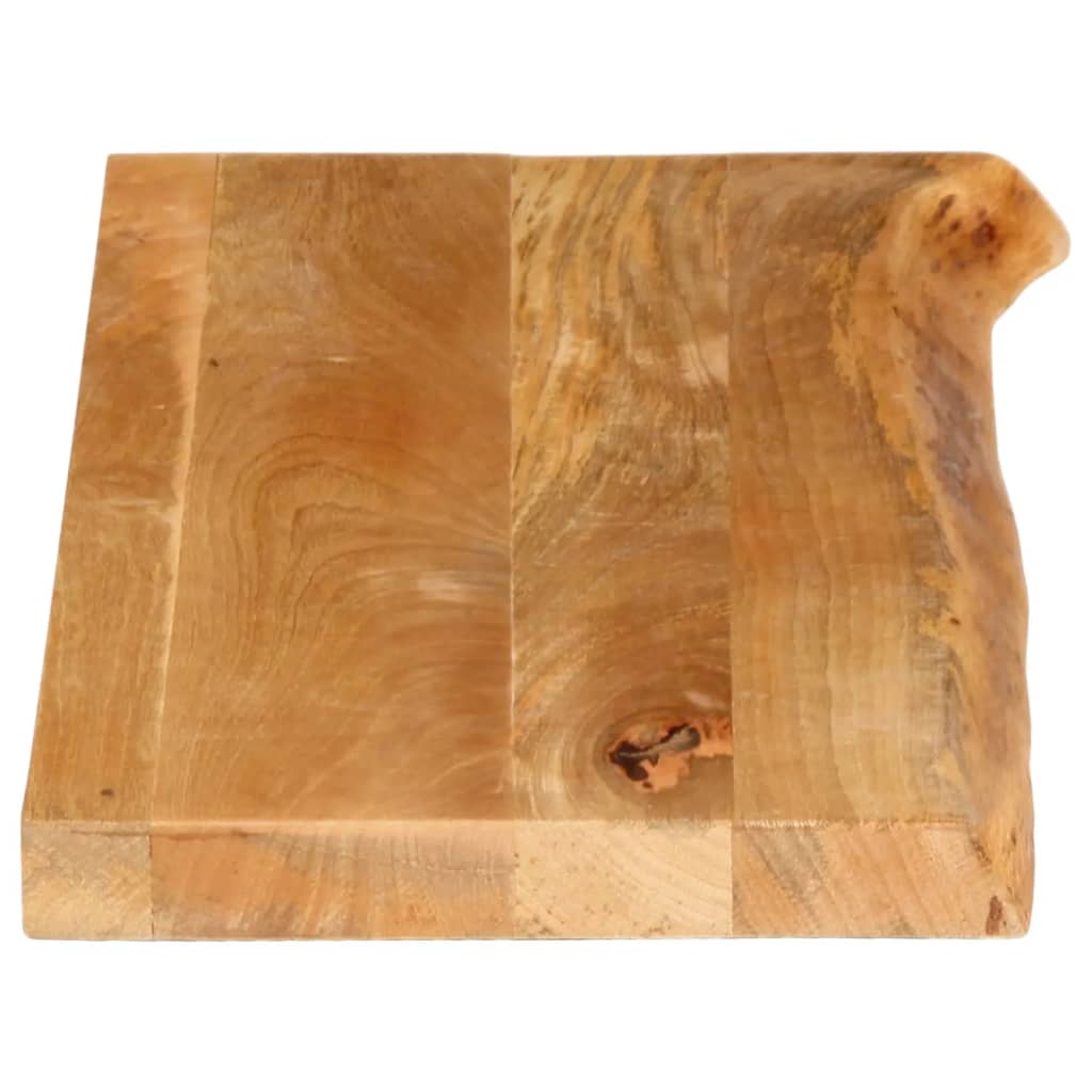 vidaXL Tafelblad met natuurlijke rand 90x40x2,5 cm massief mangohout