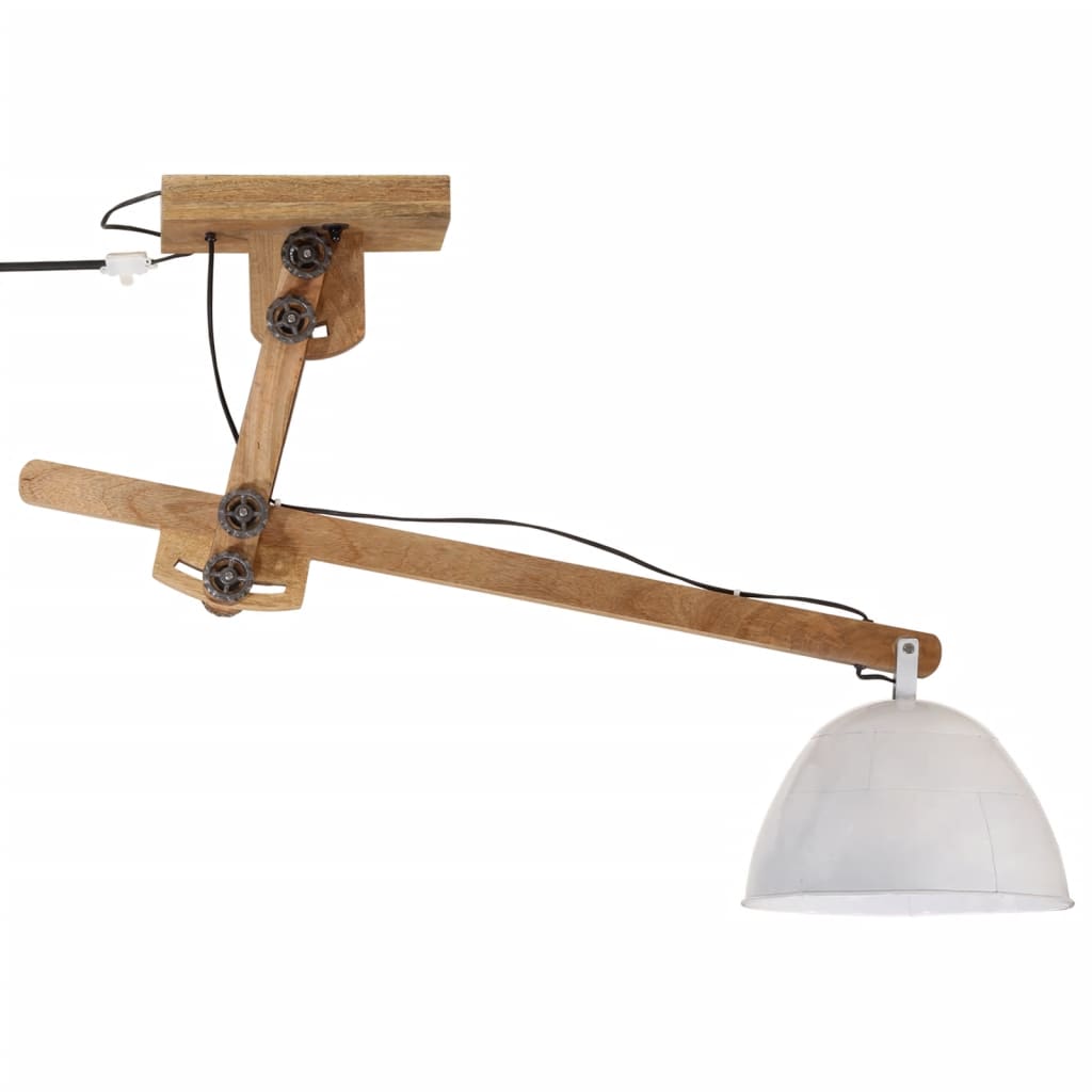 vidaXL Plafondlamp 25 W E27 105x30x65-108 cm wit