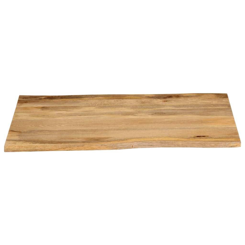 vidaXL Tafelblad met natuurlijke rand 100x80x3,8 cm massief mangohout