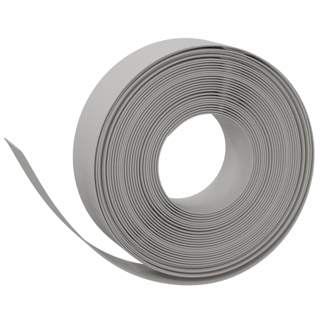vidaXL Tuinranden 2 st 10 m 15 cm polyetheen grijs
