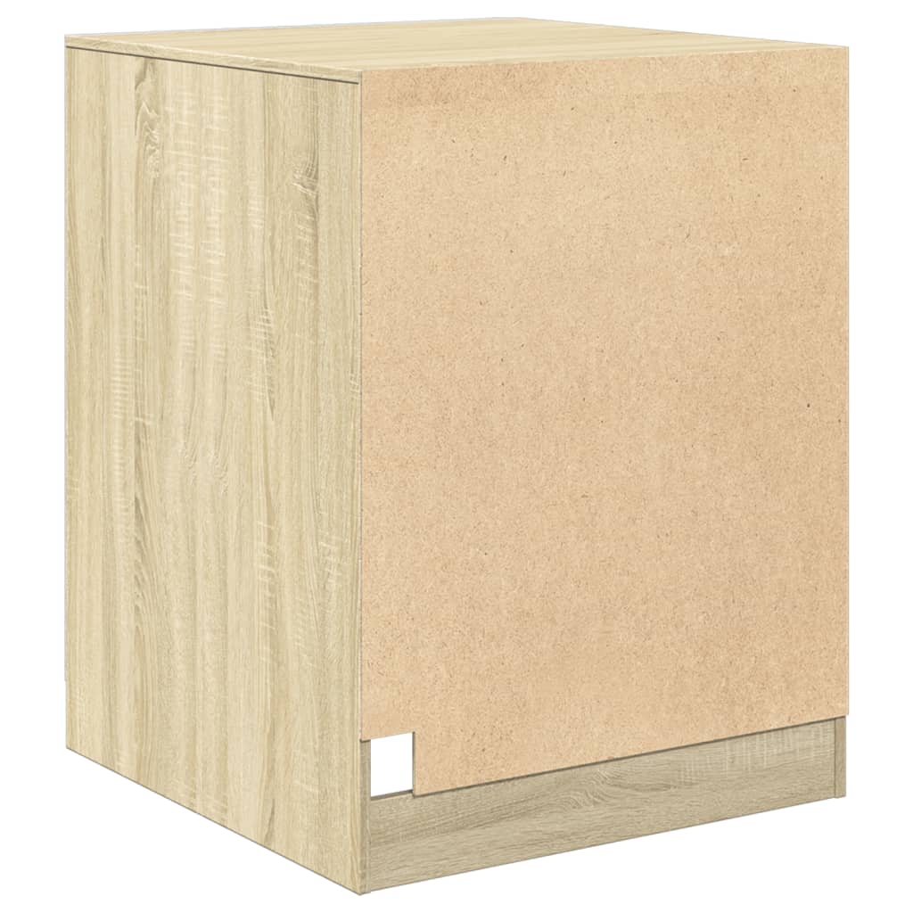 vidaXL Wasmachinekast 70,5x71,5x91,5 cm sonoma eikenkleurig