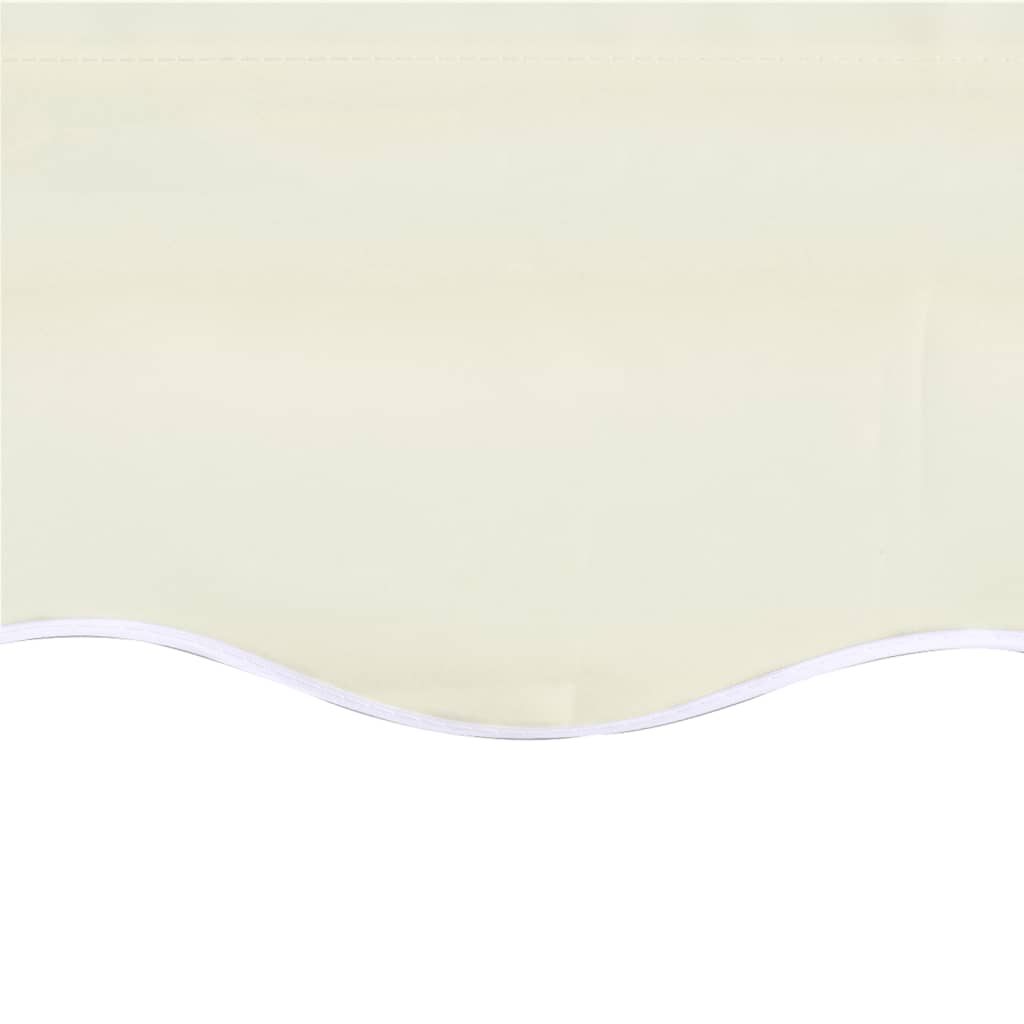 vidaXL Vervangingsdoek voor luifel 5x3,5 m crèmekleurig