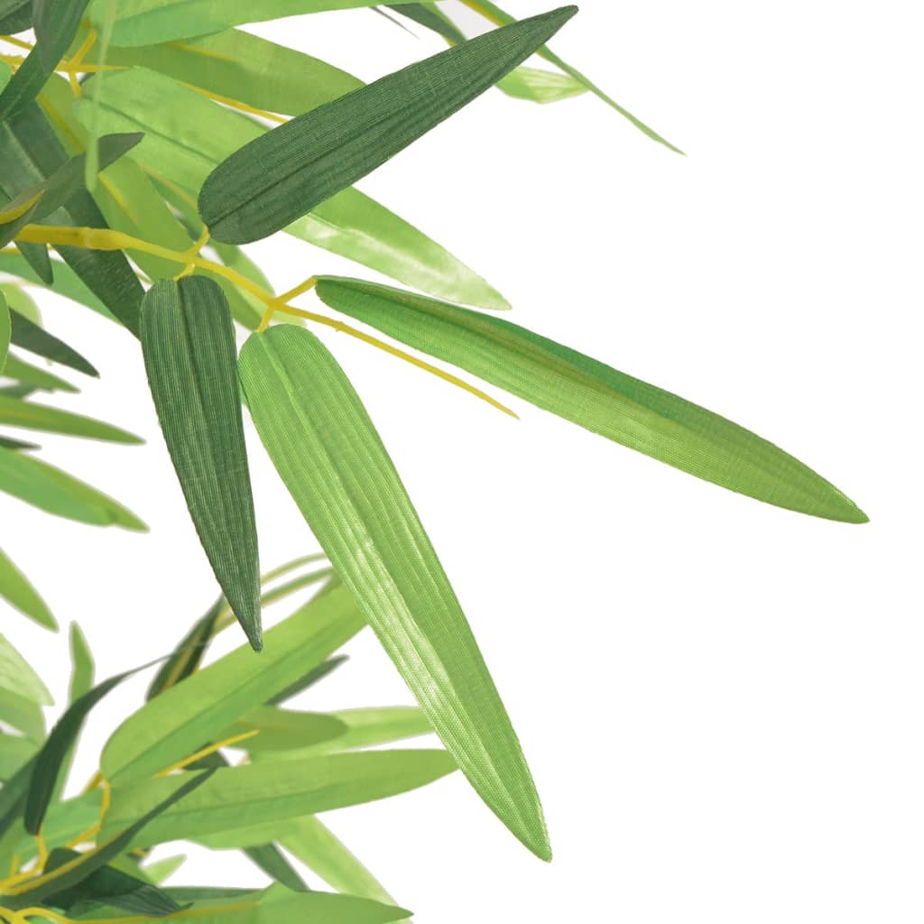 vidaXL Kunstplant met pot bamboe 120 cm groen
