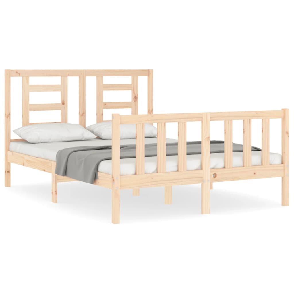 vidaXL Bed frame without mattress wood sonoma oak 120x200 cm, bedroom