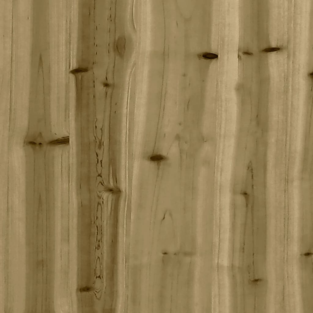 vidaXL Tuinbank schanskorfontwerp 183x41x60,5 cm geïmpregneerd hout