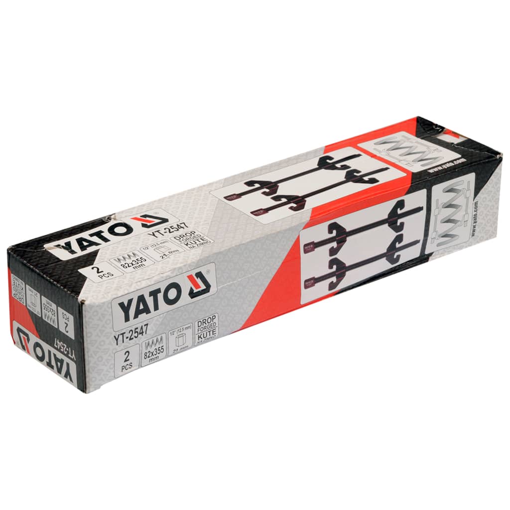 YATO 2-delige Veerspanner 82x355 mm