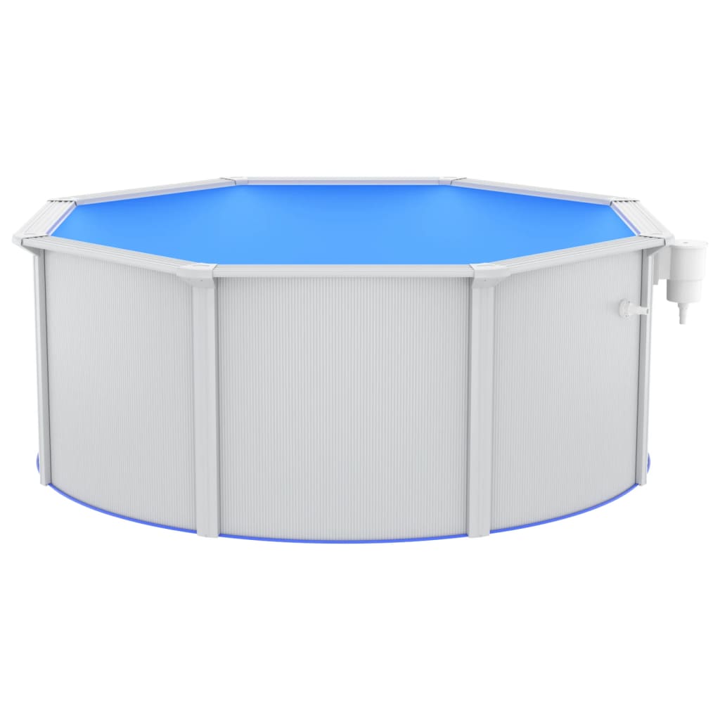 vidaXL Zwembad met veiligheidsladder 300x120 cm