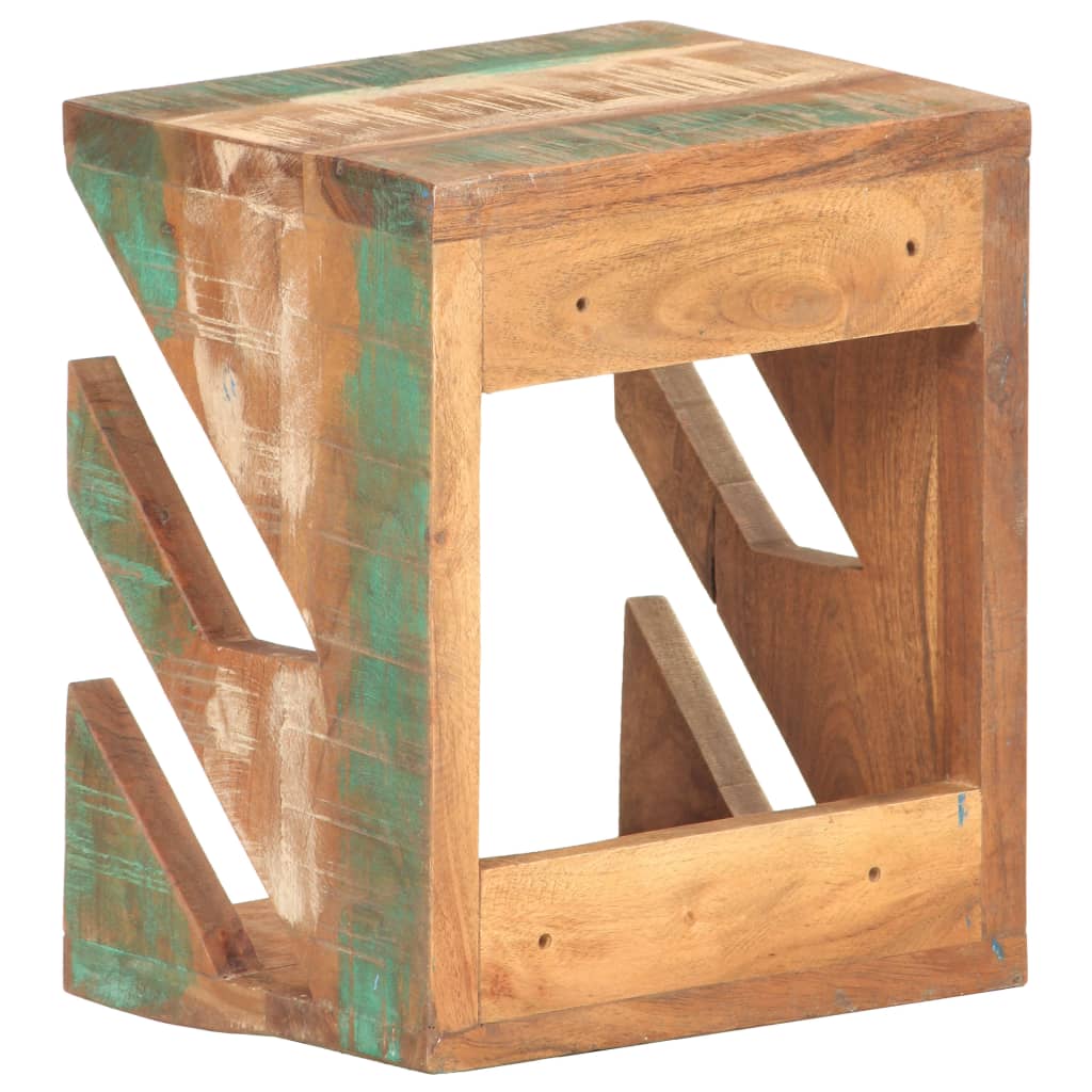 vidaXL Wandskateboardhouder 25x20x30 cm massief gerecycled hout