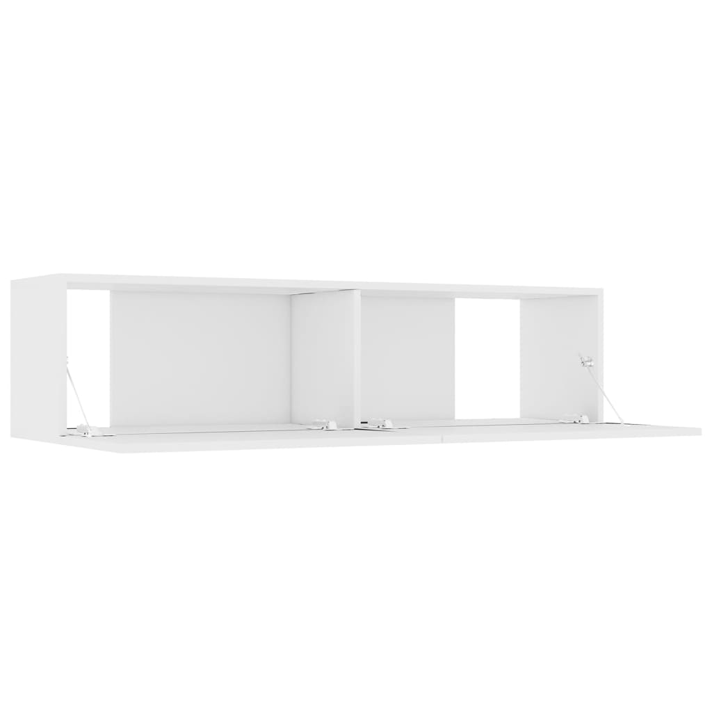 vidaXL Tv-meubel 120x30x30 cm bewerkt hout wit