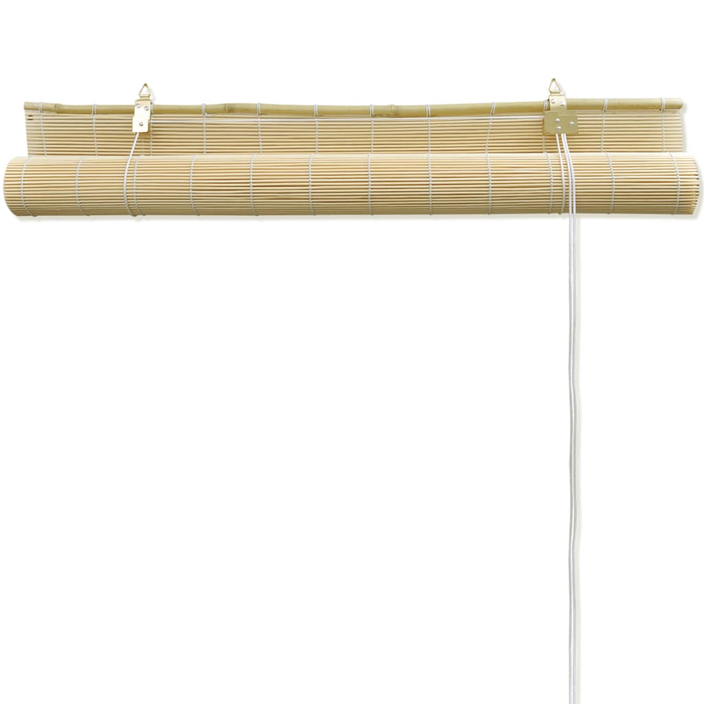 vidaXL Rolgordijn 150x160 cm bamboe naturel
