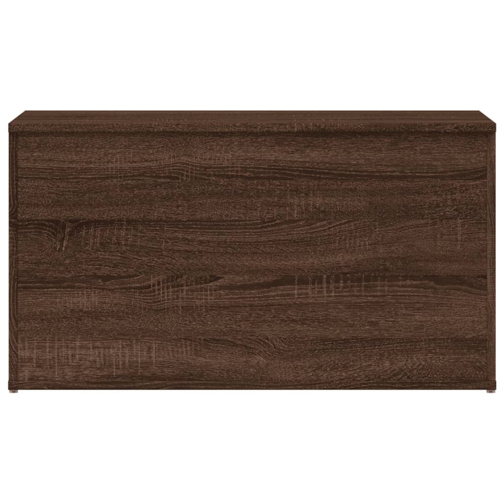 vidaXL Opbergkist 84x42x46 cm bewerkt hout bruin eikenkleur
