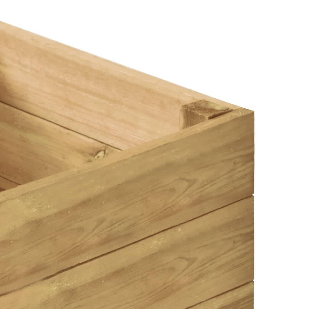 vidaXL Plantenbak verhoogd 100x50x54 cm geïmpregneerd grenenhout