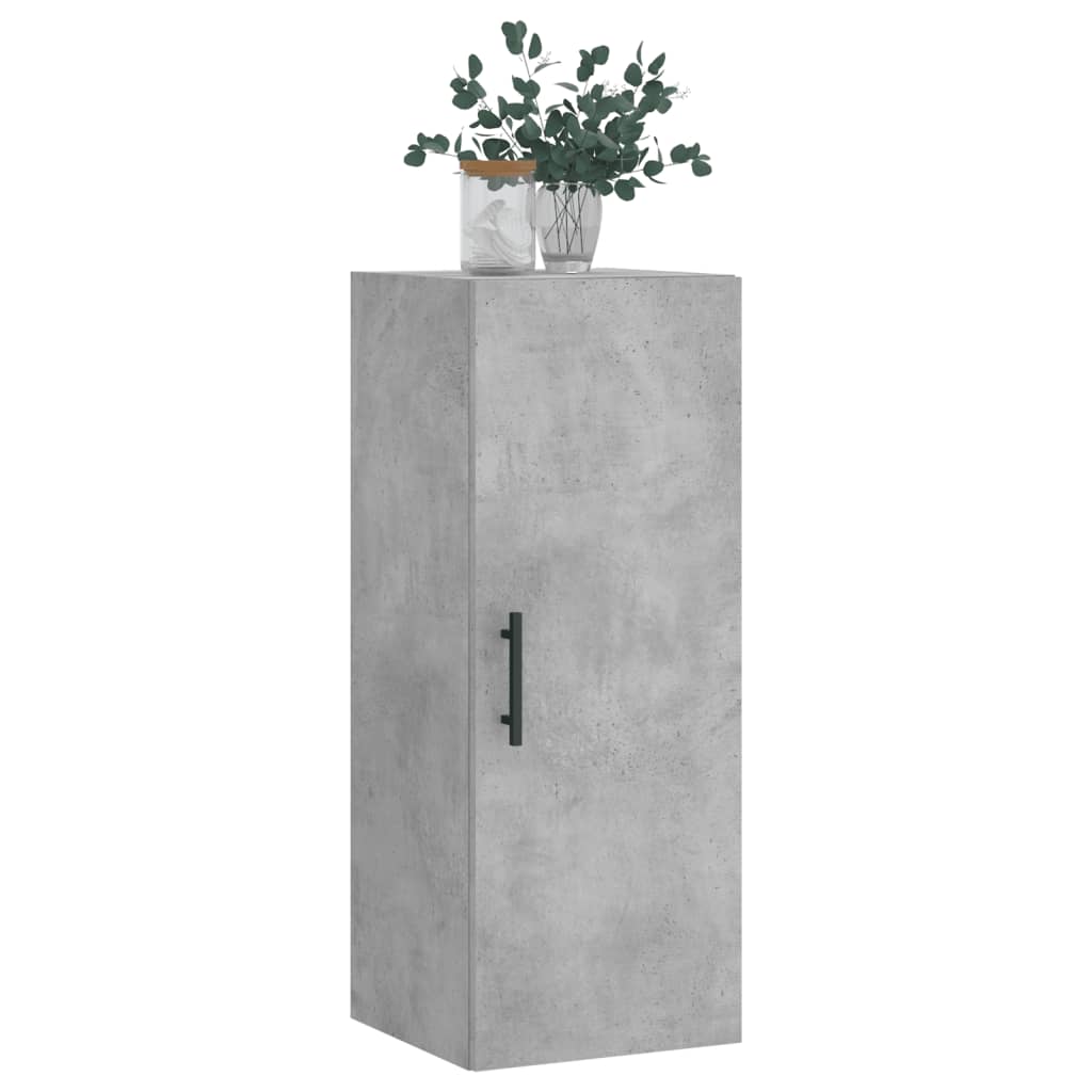 vidaXL Hangkast 34,5x34x90 cm betongrijs