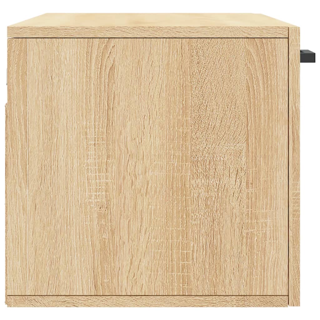 vidaXL Wandkast 80x36,5x35 cm bewerkt hout sonoma eikenkleurig