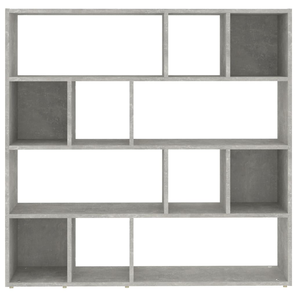 vidaXL Boekenkast/kamerscherm 105x24x102 cm betongrijs