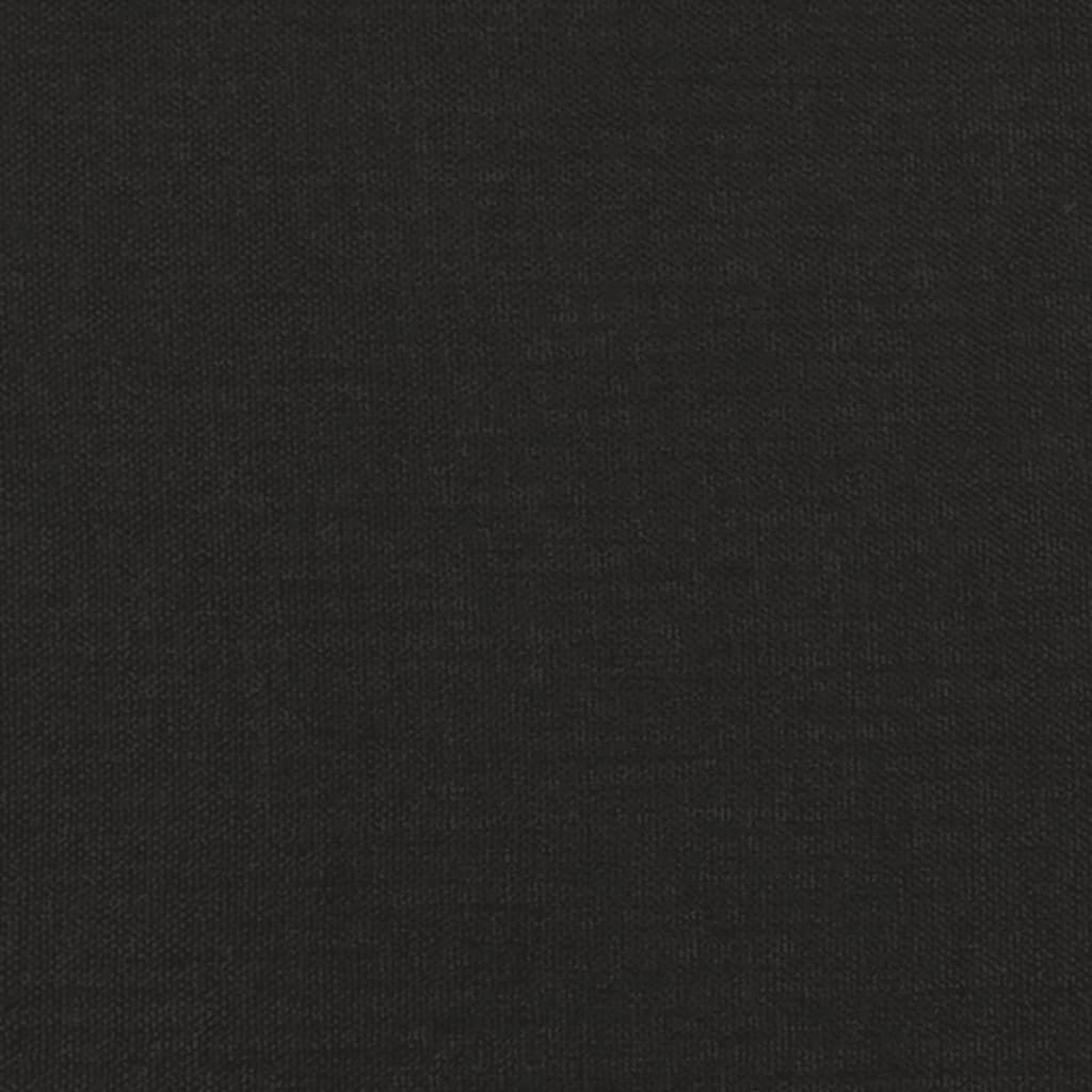 vidaXL Fauteuil 60 cm stof zwart
