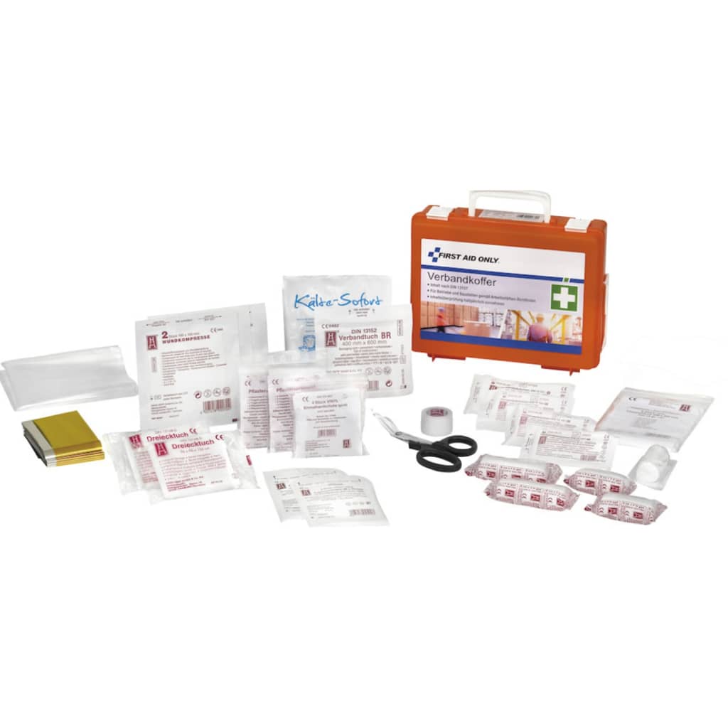 FIRST AID ONLY EHBO-set DIN 13157 voor bedrijven met handvat