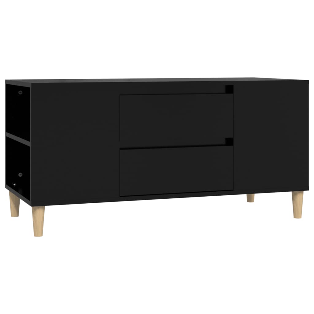 vidaXL Tv-meubel 102x44,5x50 cm bewerkt hout betongrijs