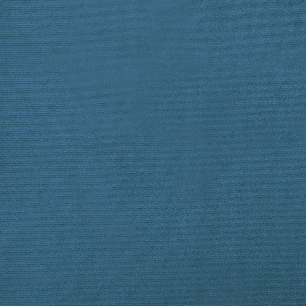 vidaXL Hondenmand met verlengstuk 100x50x30 cm fluweel blauw