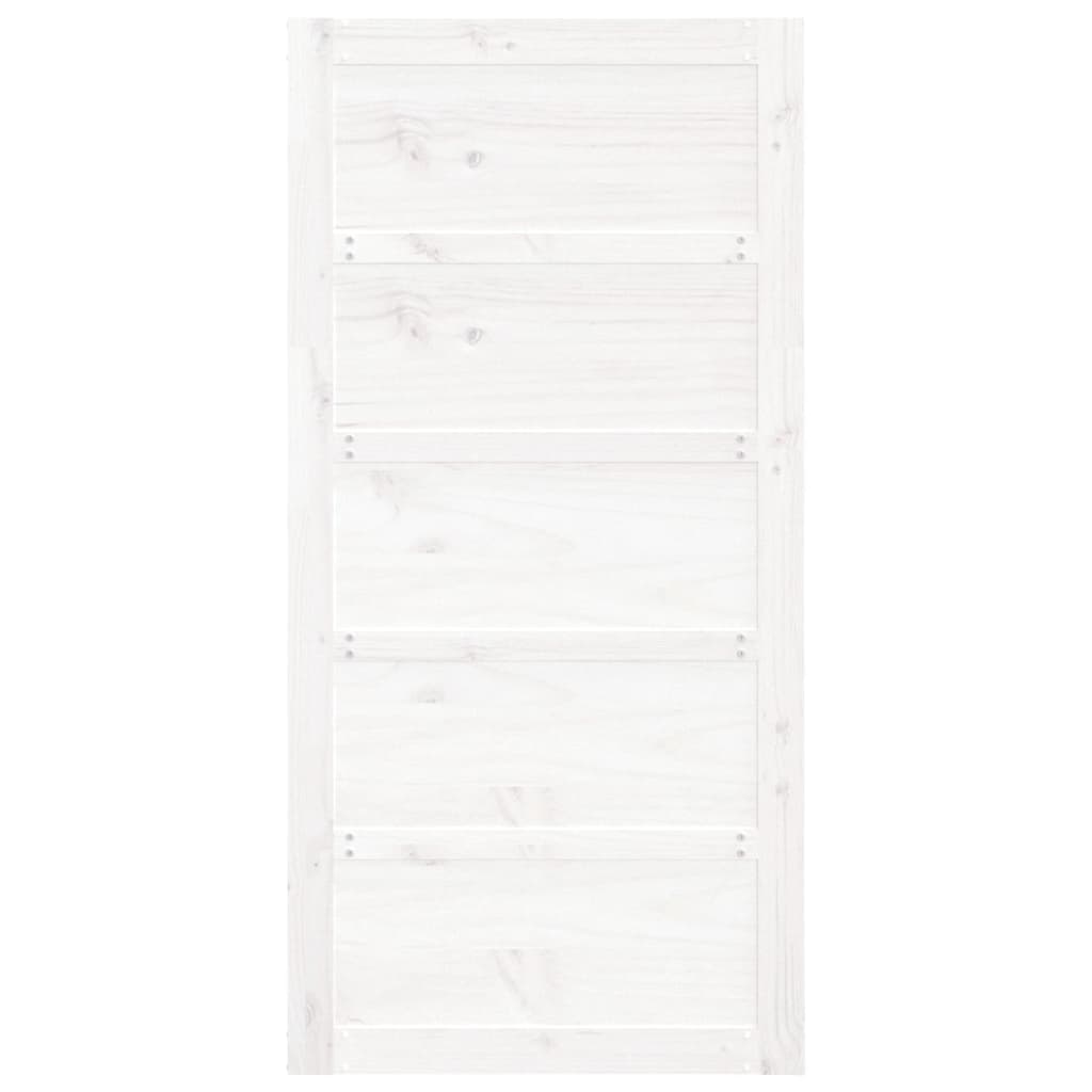 Schuur Deur Wit 90x1,8x204,5 cm Massief Hout Pijnboom, Item Kleur-Wit Schuur Deur Wit 90x1,8x204,5 cm Massief Hout Pijnboom, Item Kleur-Wit