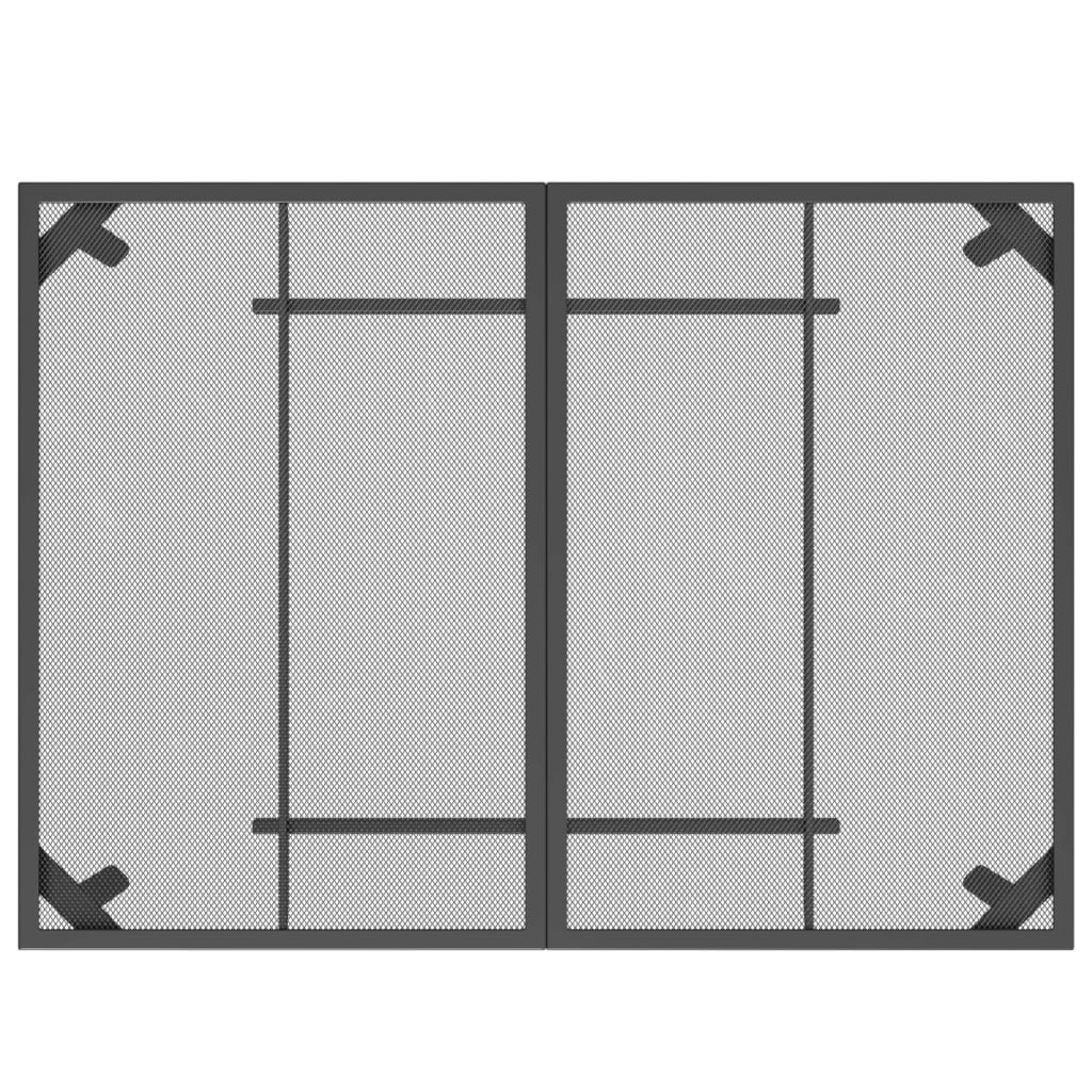 vidaXL Tuintafel 110x80x72 cm staalgaas antracietkleurig