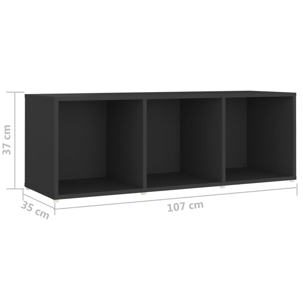 vidaXL 3-delige Tv-meubelset bewerkt hout grijs
