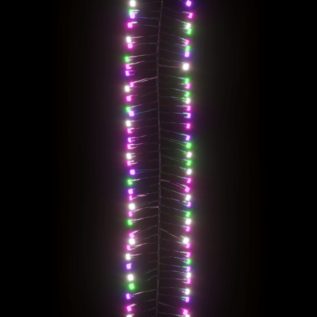vidaXL Lichtslinger cluster met 1000 LED's pastel meerkleurig 11 m PVC