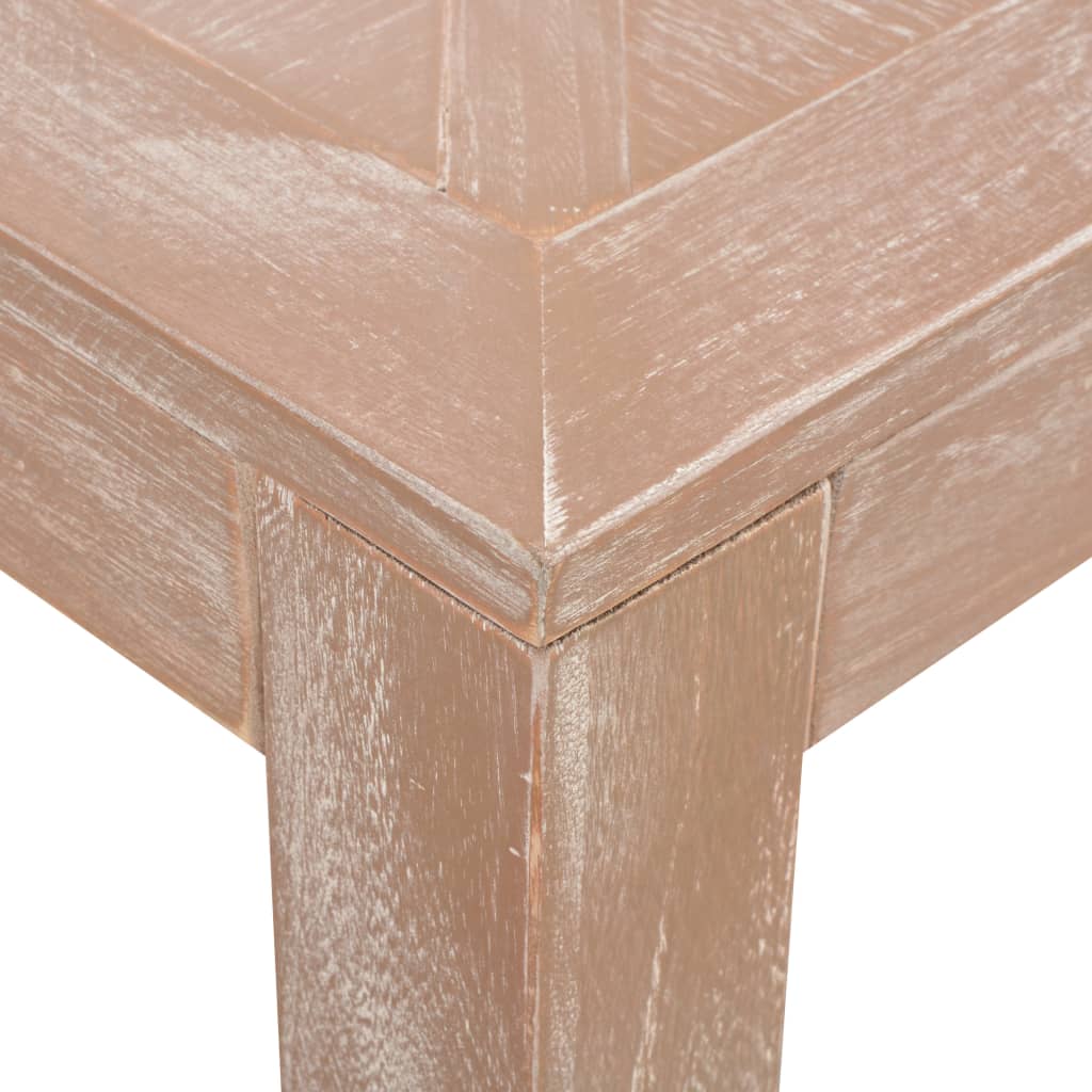 vidaXL Salontafel 70x70x28 cm massief grenenhout