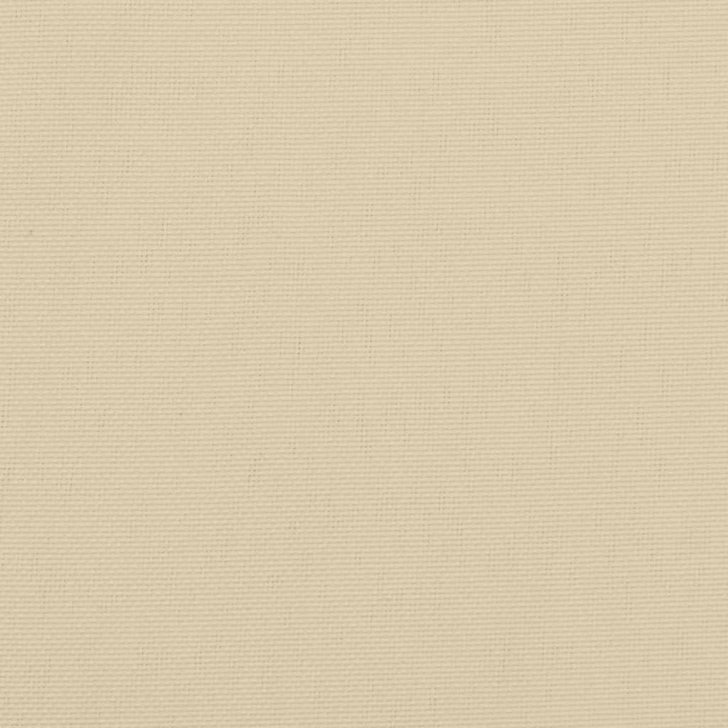 vidaXL Stoelkussens 4 st 40x40x7 cm oxford stof beige