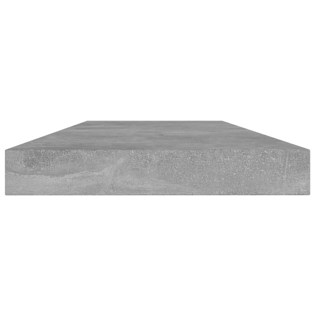 vidaXL Wandschappen 4 st 40x10x1,5 cm spaanplaat betongrijs