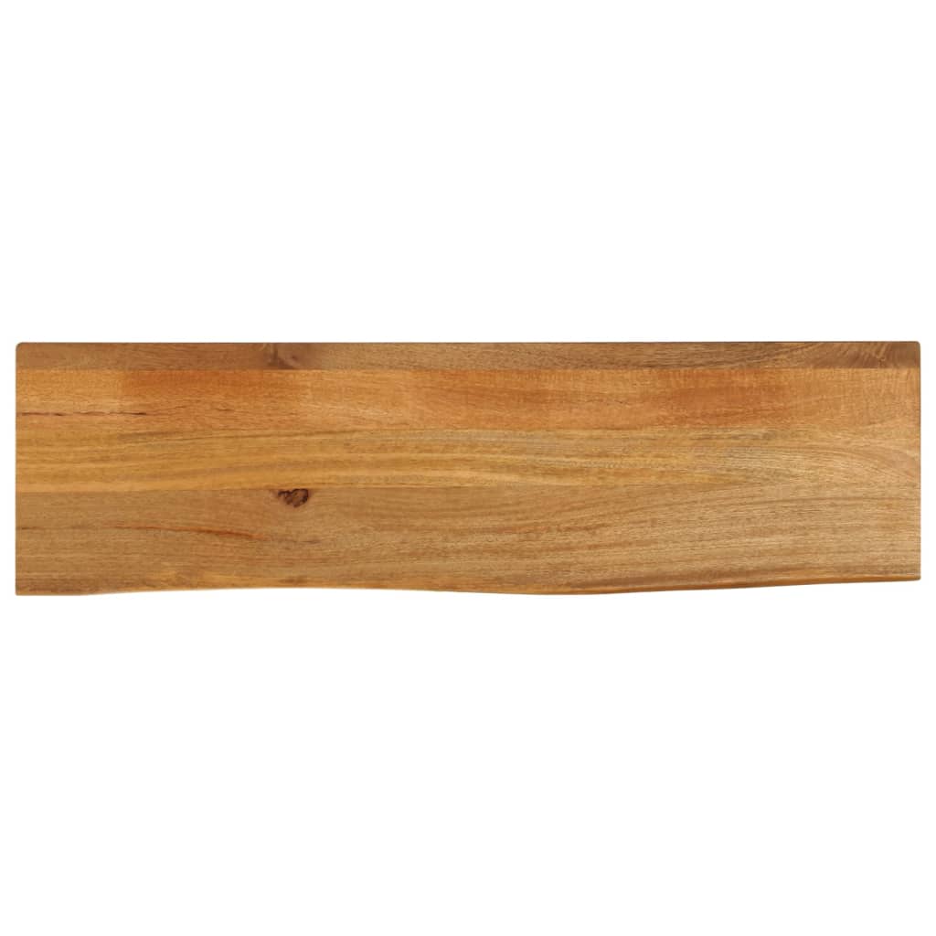 vidaXL Tafelblad met natuurlijke rand 100x20x2,5 cm massief mangohout