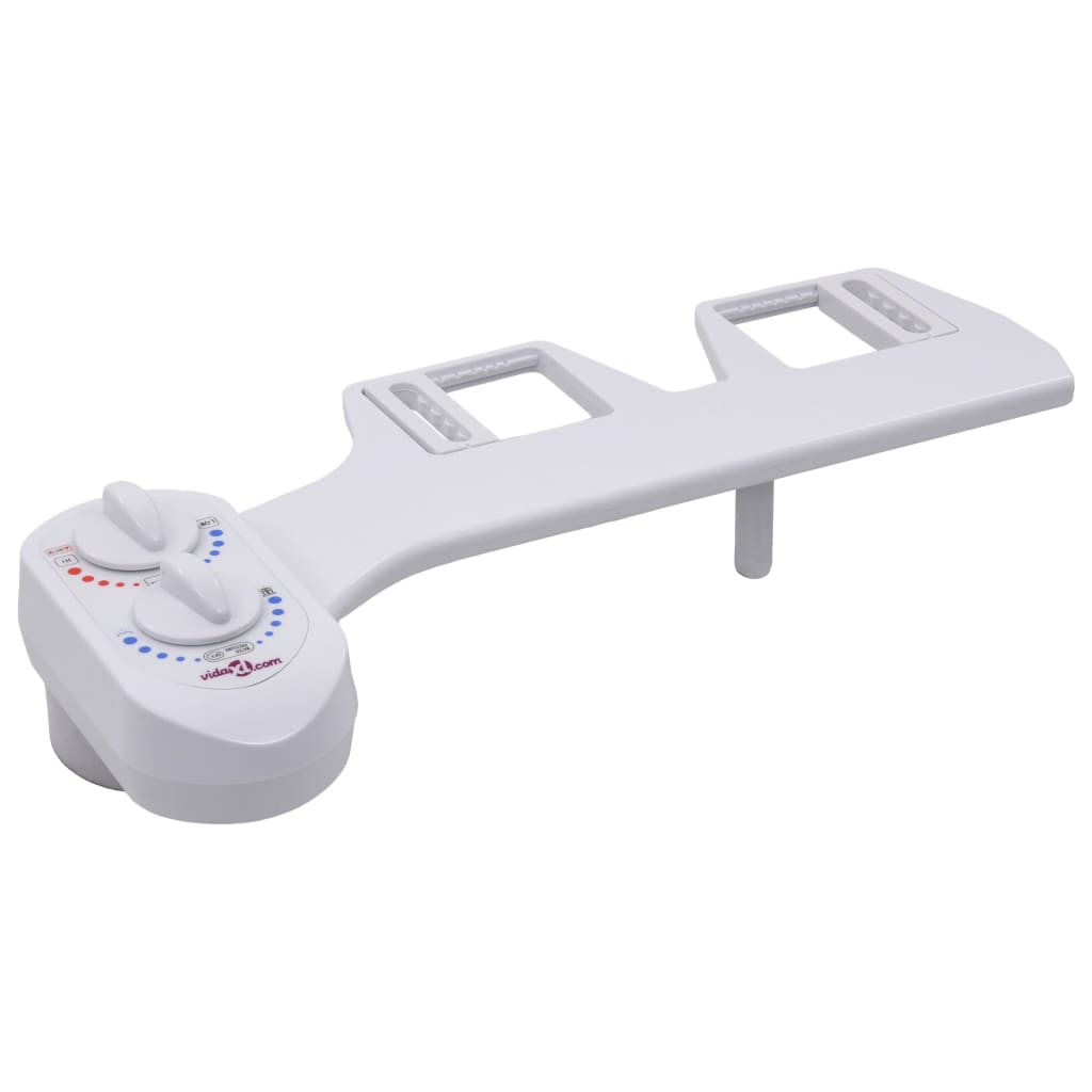 vidaXL Bidetaansluiting voor toiletbril warm/koud water enkel mondstuk