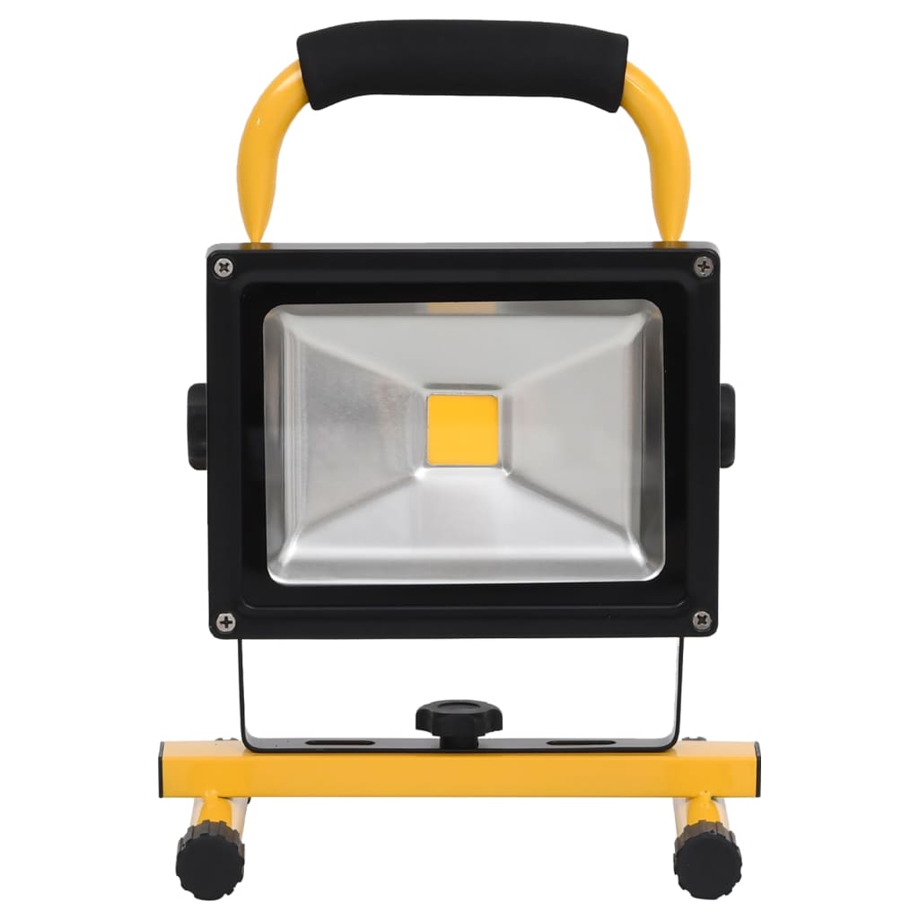 vidaXL Spotlight met handvat oplaadbaar LED 30 W koudwit