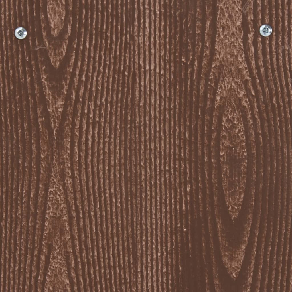 vidaXL Schoenenrek 90x24x117 cm bewerkt hout bruin