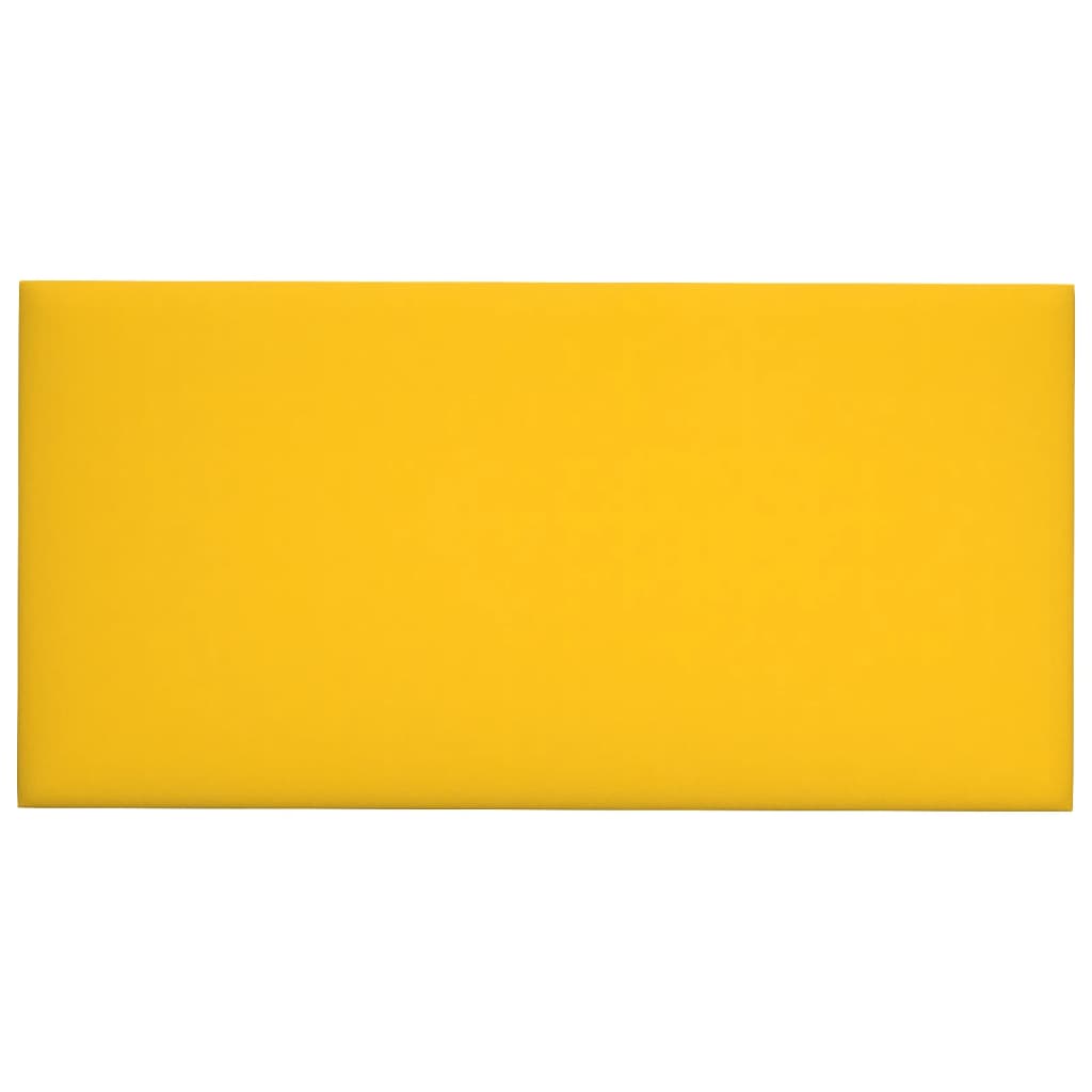 vidaXL Wandpanelen 12 st 2,16 m² 60x30 cm fluweel geel