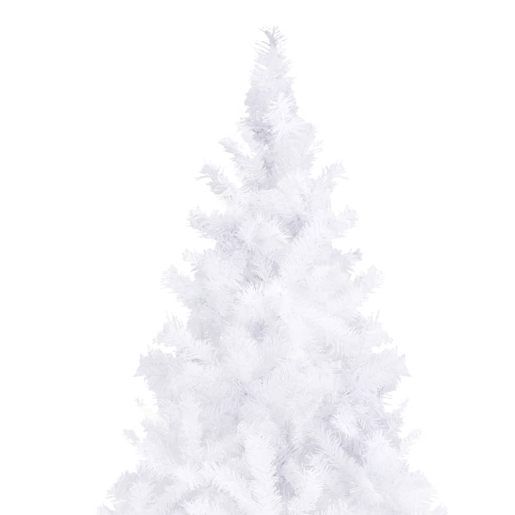 vidaXL Kunstkerstboom met verlichting en kerstballen 400 cm wit