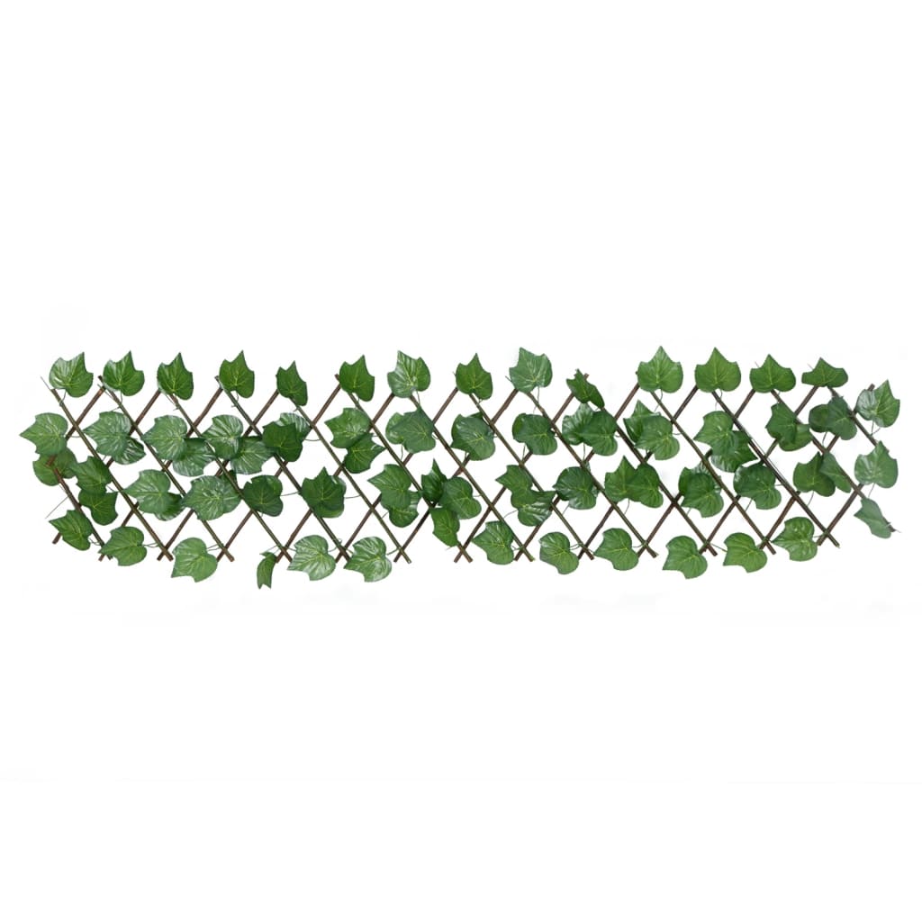 vidaXL Kunstplant druivenblad latwerk 5 st uittrekbaar 180x20 cm groen