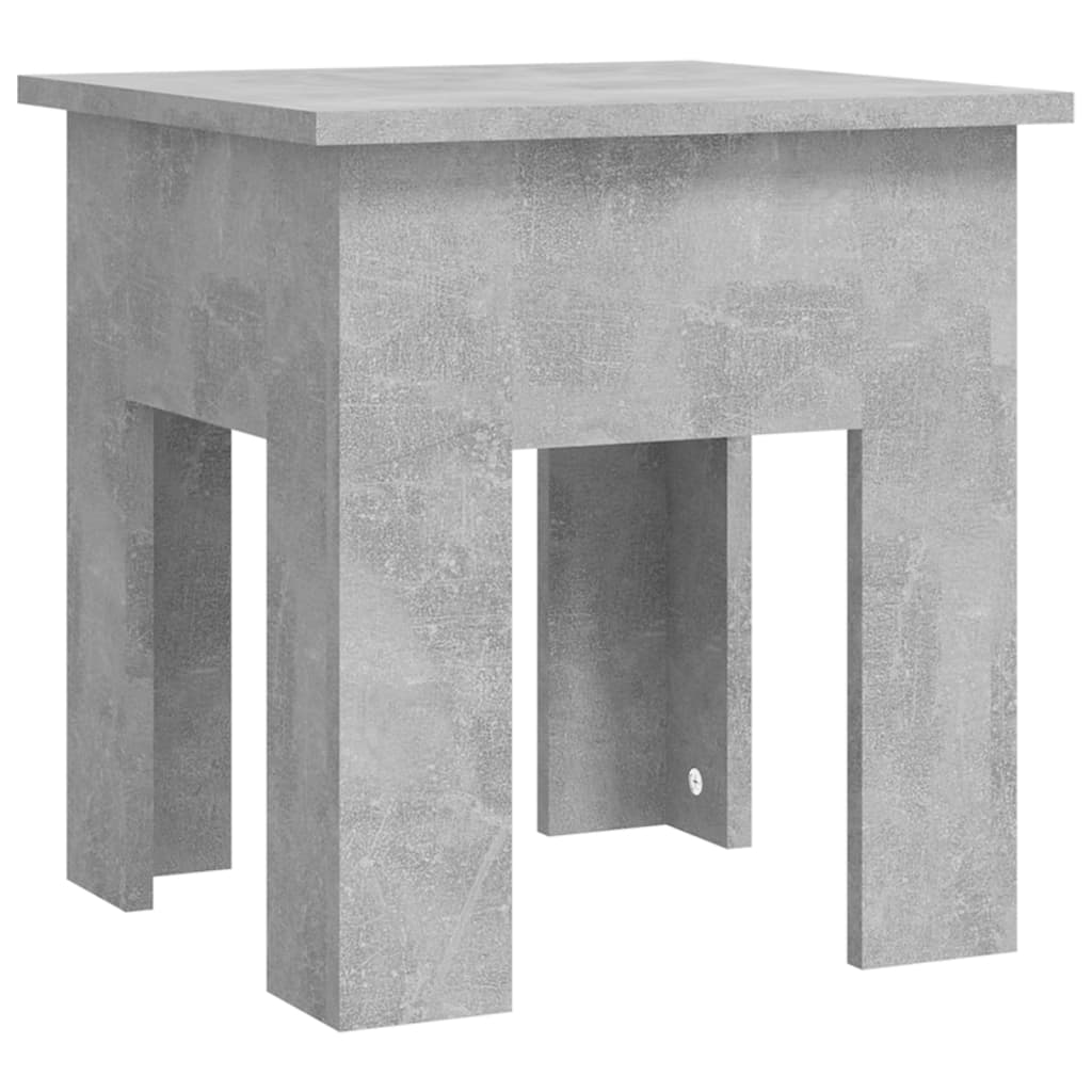 vidaXL Salontafel 40x40x42 cm spaanplaat betongrijs