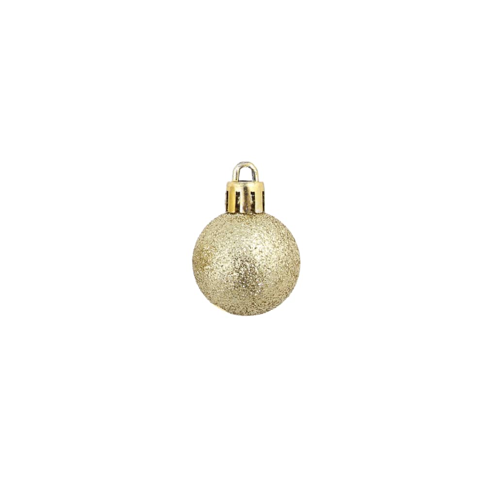 Kerstballen 100 st zilverkleurig/goudkleurig