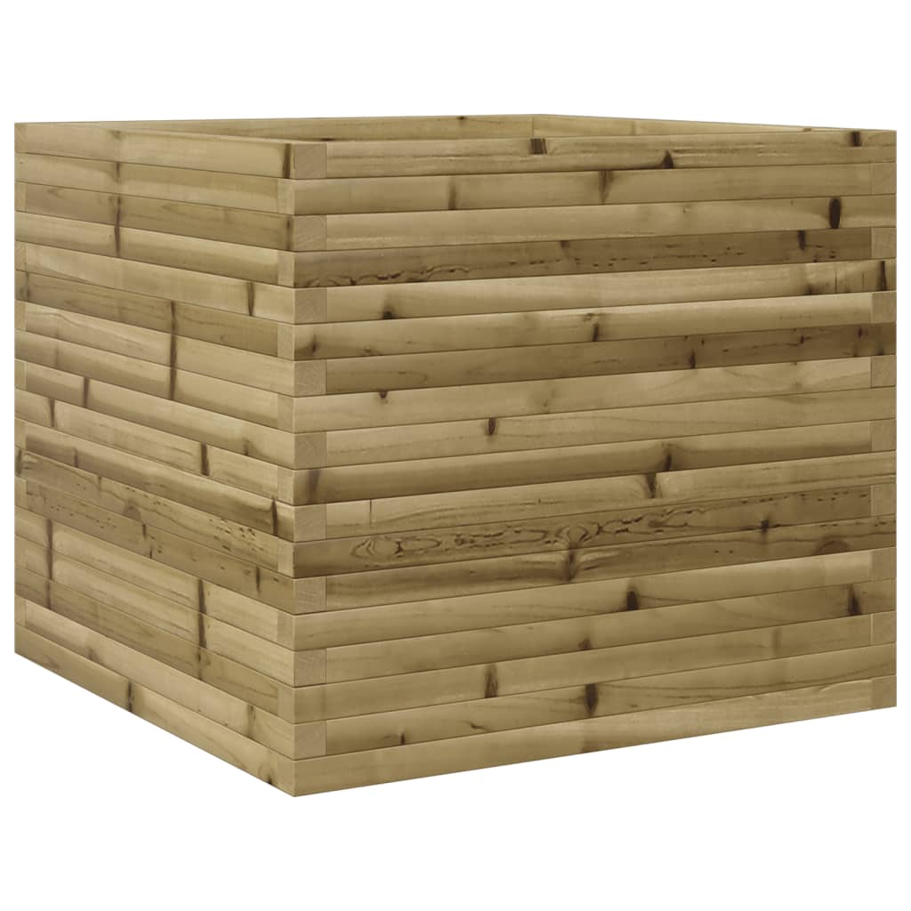 vidaXL Plantenbak 80x80x68,5 cm geïmpregneerd grenenhout