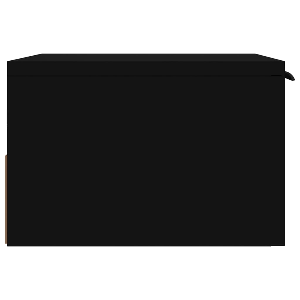 vidaXL Nachtkastjes wandgemonteerd 2 st 34x30x20 cm zwart